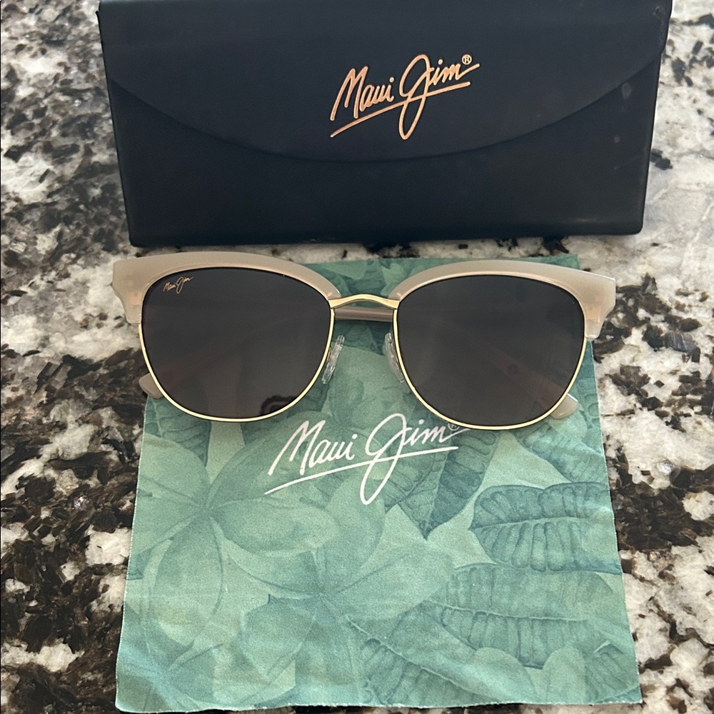 Maui Jim Women's Sunglasses - Cream and Black